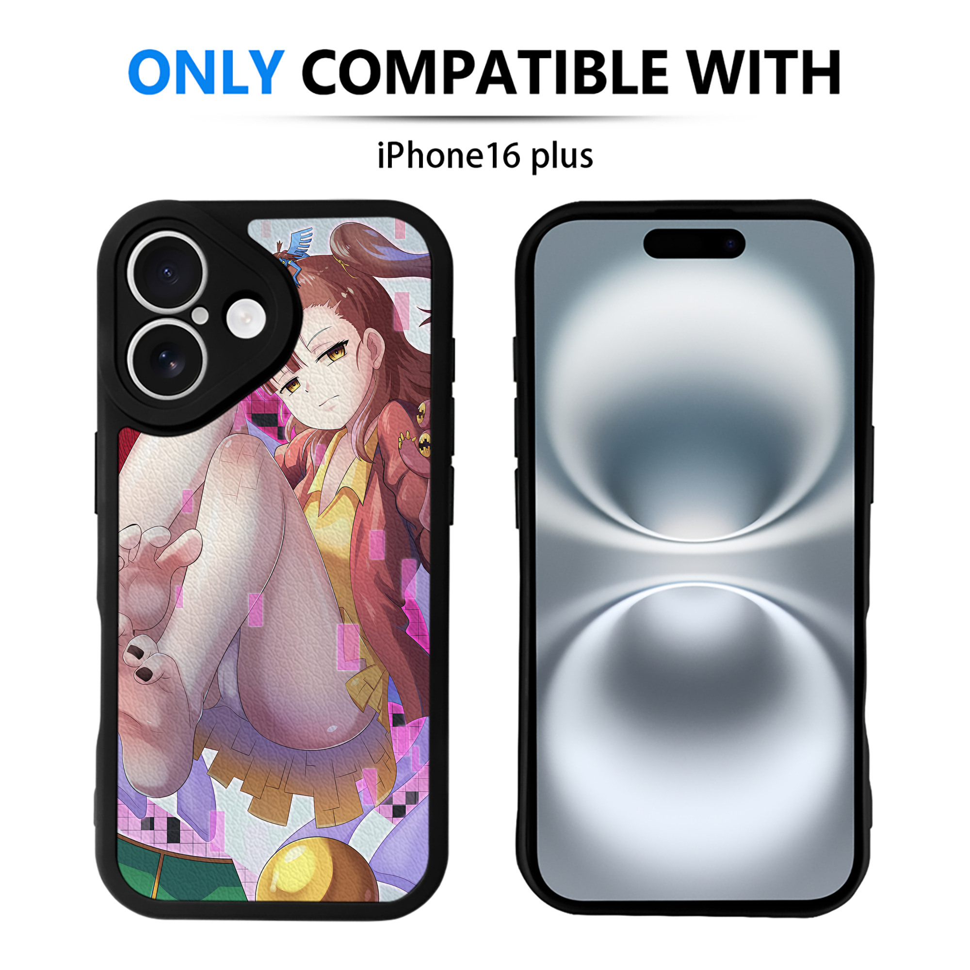 （画像用） Digimon デジタルモンスター/デジモン 【iPhone 16シリーズ対応】シリコンスマホケース（レザー調） 材質：シリコン